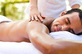 What brain chemical is released during massage?