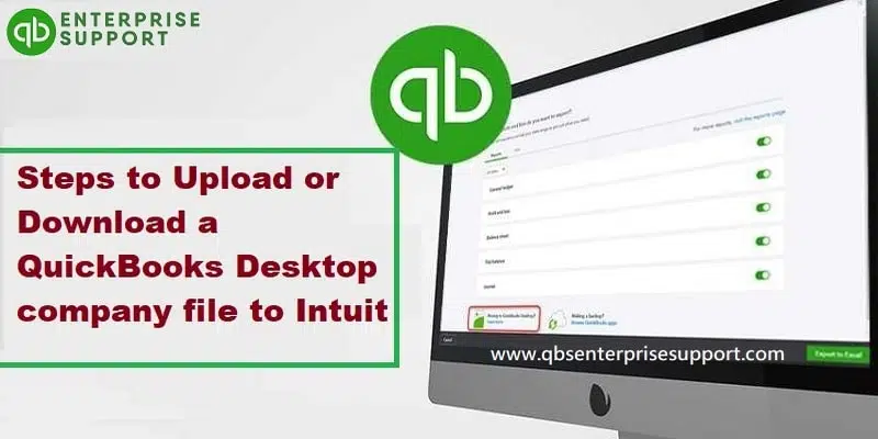 upload QuickBooks company file to intuit