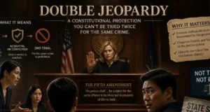 Double Jeopardy Meaning in U.S. Law: What It Protects, When It Applies, and Key Exceptions Double Jeopardy Meaning
